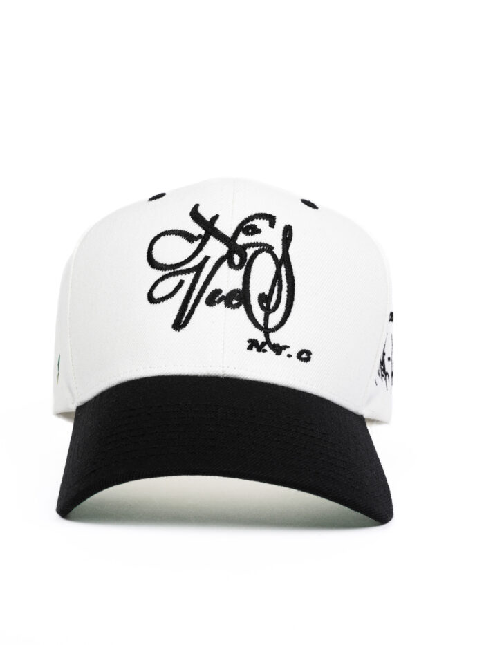 NosVies NYC Signature SnapBack – White & Black