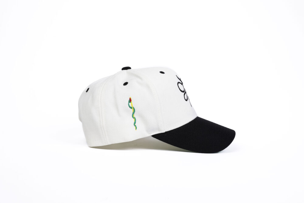NosVies NYC Signature SnapBack – White & Black - Image 3