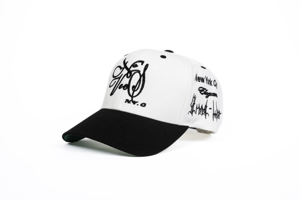 NosVies NYC Signature SnapBack – White & Black - Image 2
